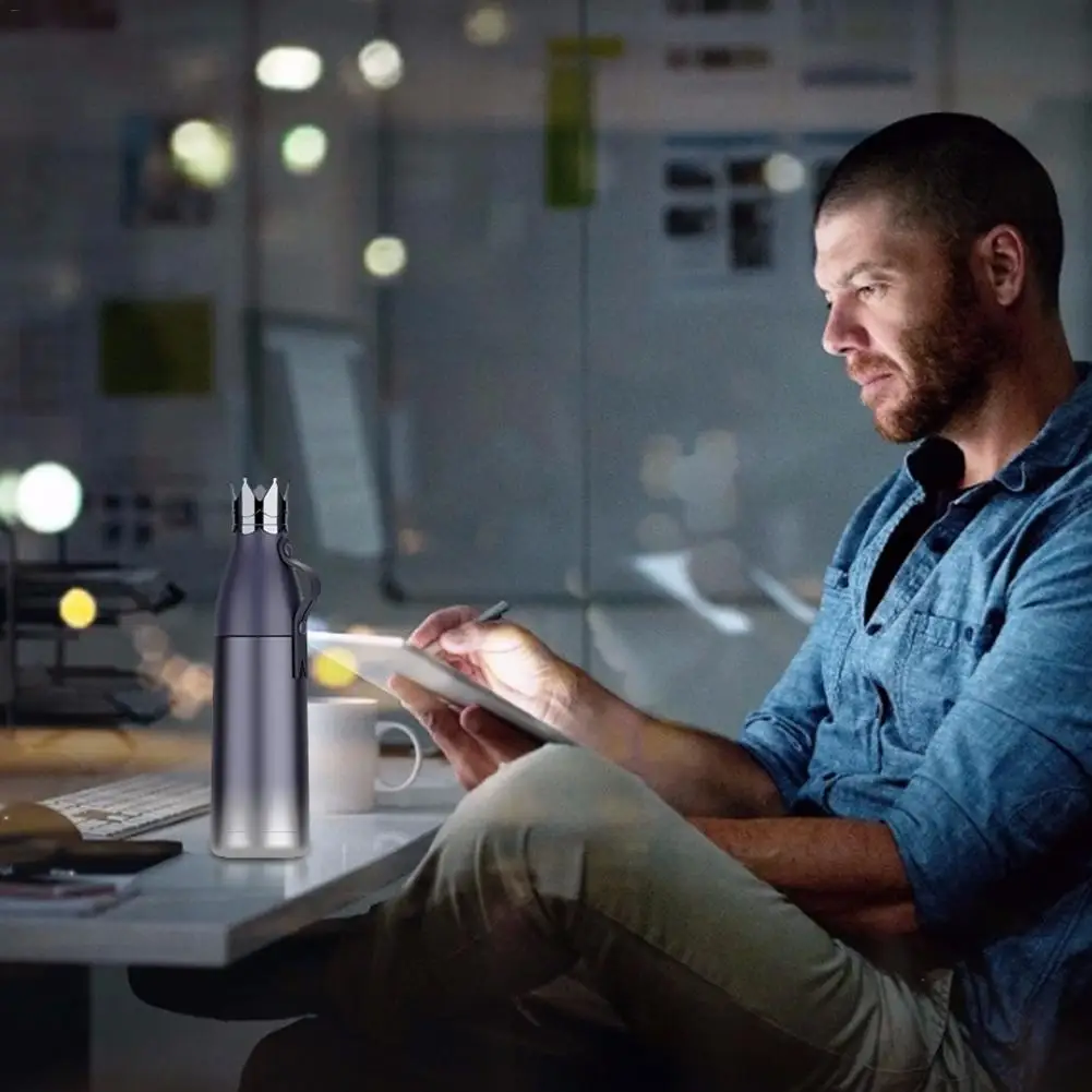 1 шт. 350 mlпортативные студенческие двухслойные термосы градиентного цвета 304