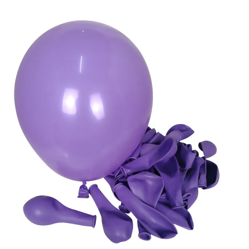 light purple 30 шт. 2,3 г цвета: розовый, белый 2,8g прозрачные воздушные шары латексный гелиевый Happy День рождения наборы; детский душ свадебные туфли с украшением шарики - Цвет: light purple