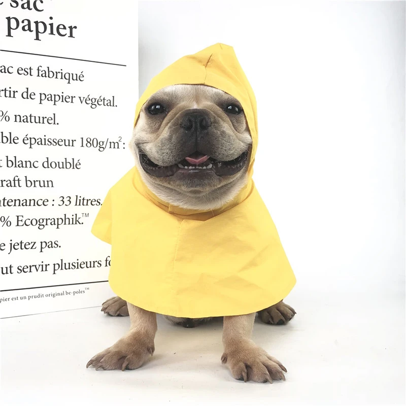 Уличный дождевик для собак одежда водонепроницаемые комбинезоны плащ