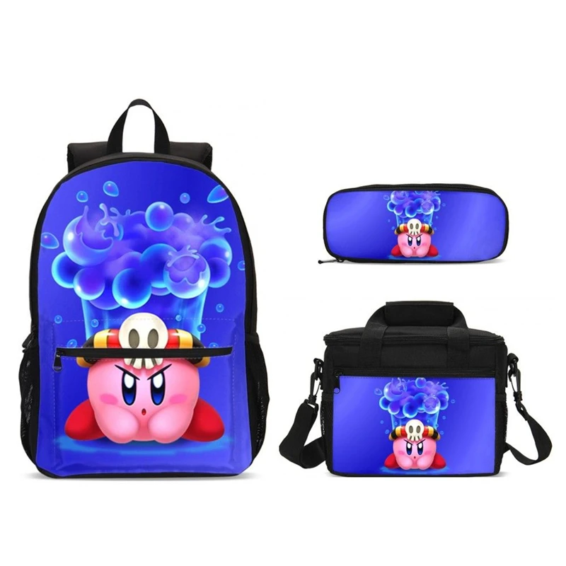 Школьные сумки для девочек модные школьные с рисунком Кирби детский школьный