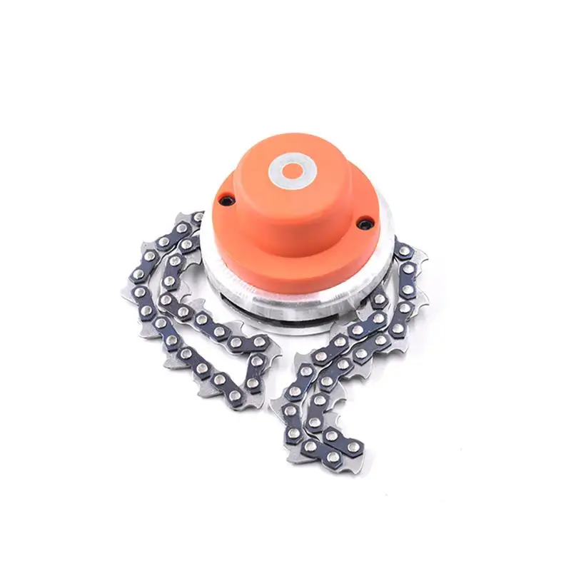 

Weed Eater Head 90mm Nylon Trimmer Head Coil Chain Brush Cutter Trimmer Parts for Grass Lawn Mower Accessory
