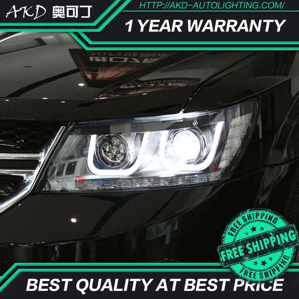 АКД автомобильного тюнинга фар для Dodge путешествие Fiat Freement светодиодные фары DRL