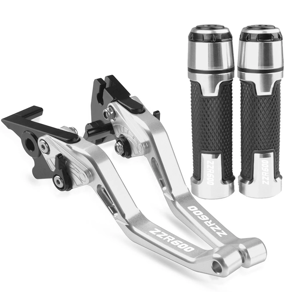 

For KAWASAKI ZZR600 2005 2006 2007 2008 2009 Motorcycle aluminum Accessories Handle Grips Handlebar Short Brake Clutch Lever