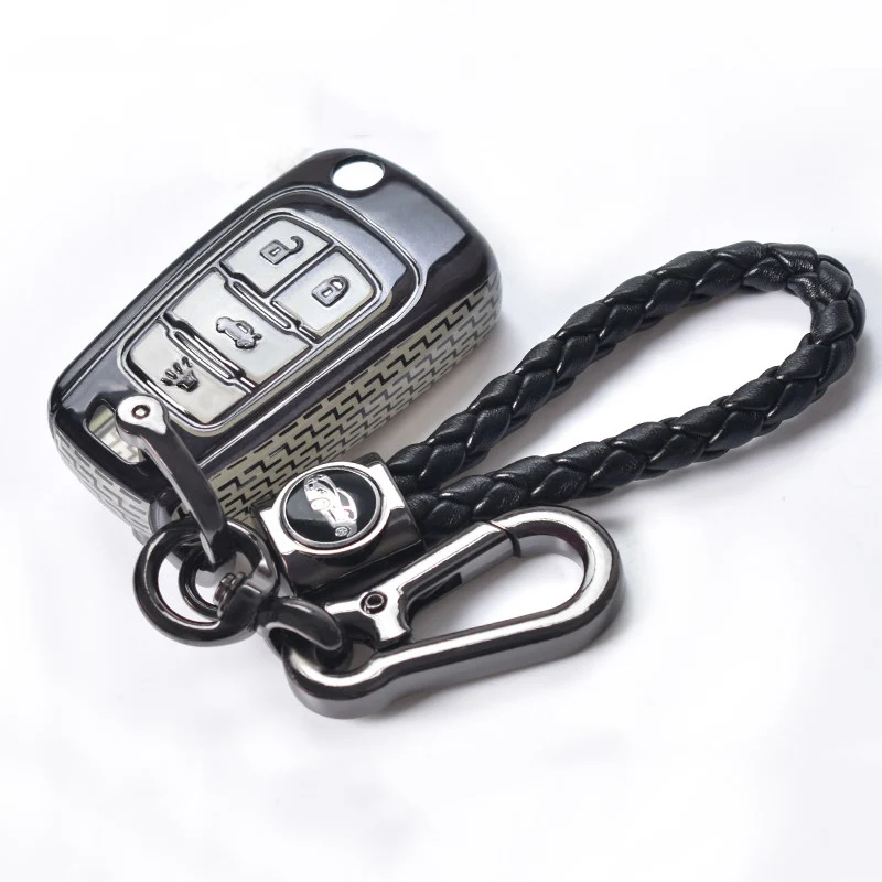 ТПУ Резиновый Автомобильный Дистанционный чехол для ключей брелок Chevrolet Chevy Cruze