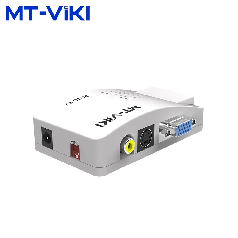 Конвертер MT-VIKI от телевизора к ПК CVBS компонентам конвертер AV VGA часы ТВ на