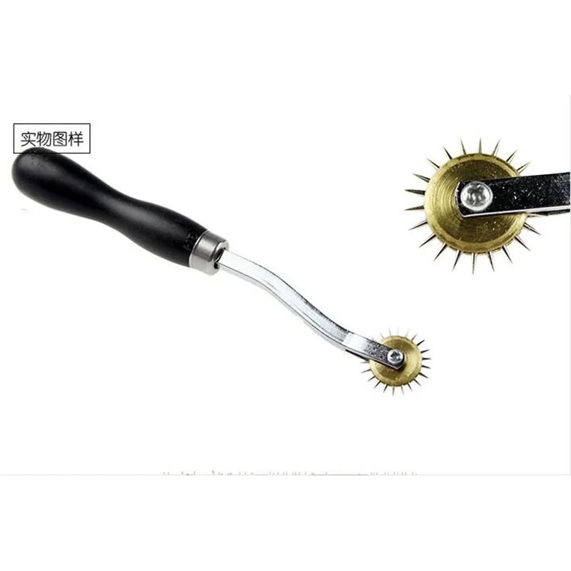 Профессиональная нержавеющая сталь DIY кожа оверстежка колесо шестерни рулетка