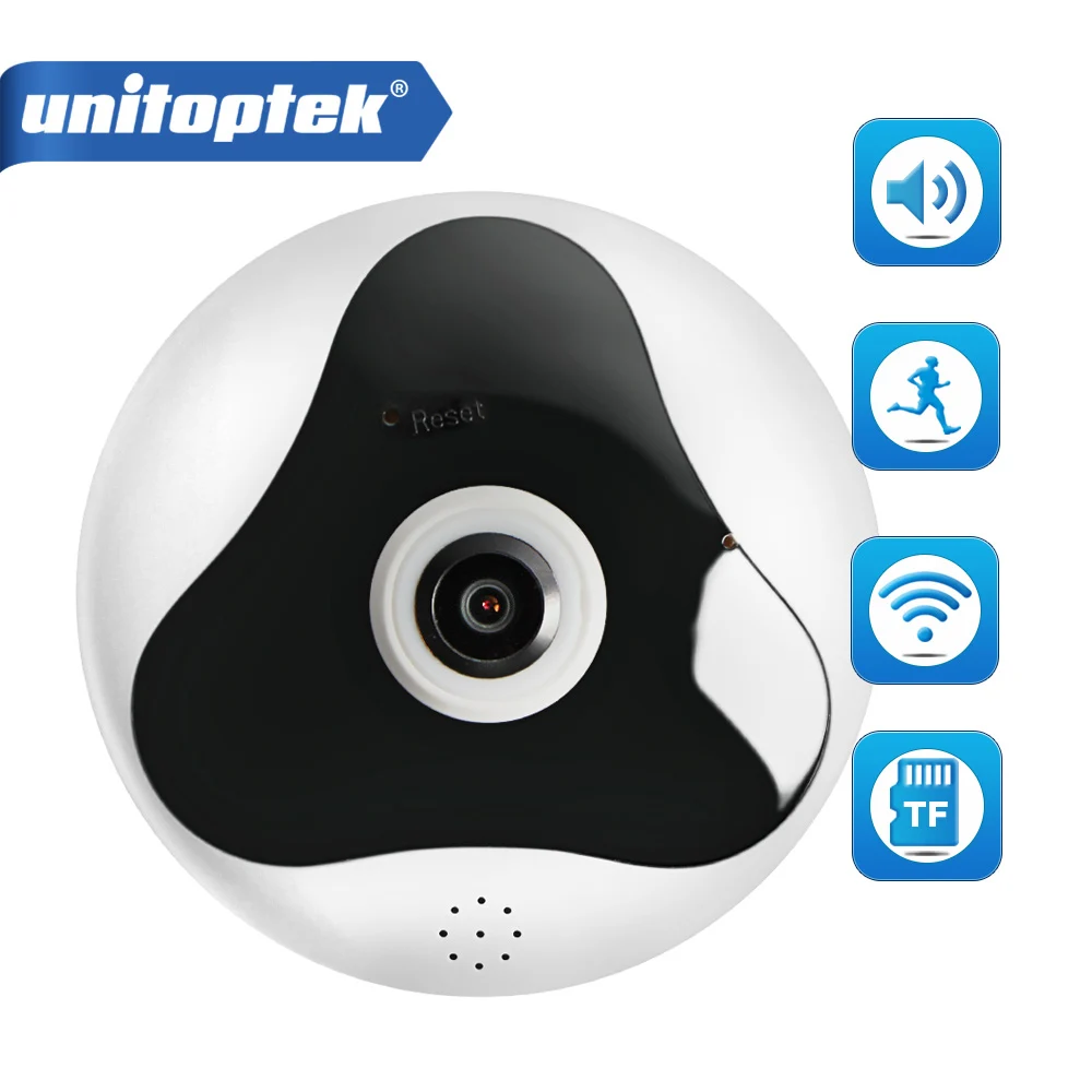 Рыбий глаз VR 360 градусов панорамная камера HD 960P беспроводная Wifi ip домашняя