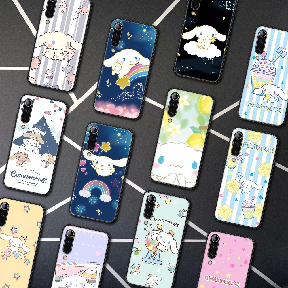 

Cartoon Cute Cinnamorolls Phone Case For Xiaomi Mi Note 10 A3 9 MAX 3 A2 8 9 10 11 Lite Pro Ultra black Funda Soft Back Pretty