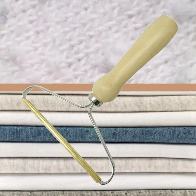 Деревянная ворсовая щетка для удаления деревянного скребка свитер к мячу зимняя