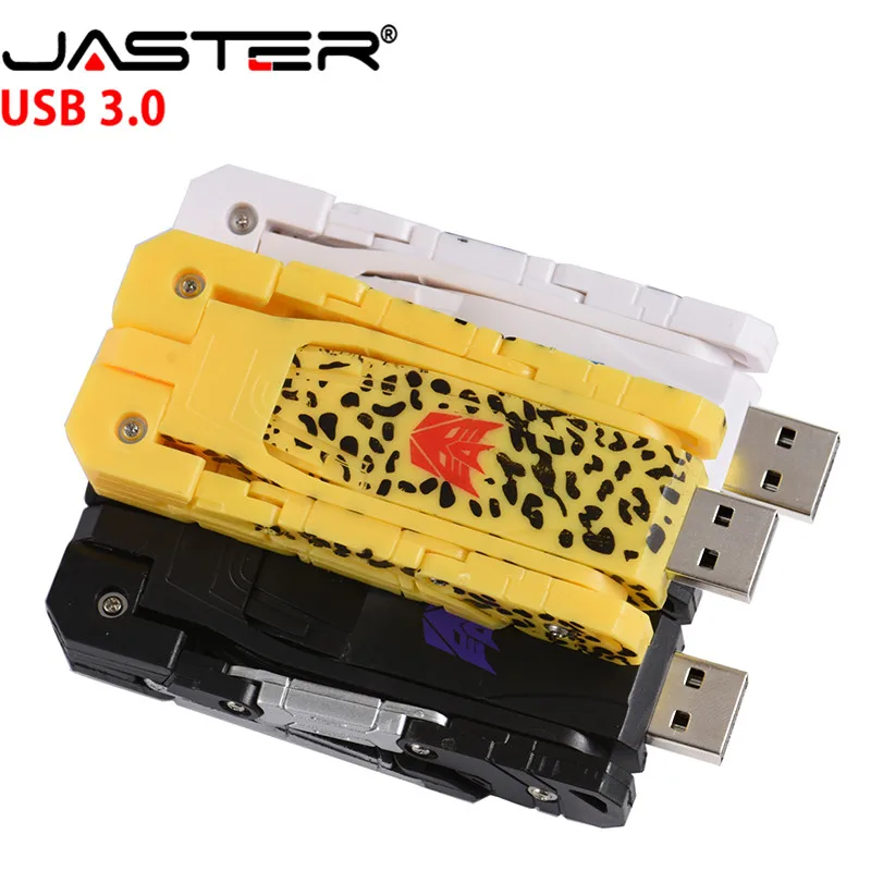 JASTER горячая Распродажа U диск 32g специальное предложение мультяшный персонаж USB 3,0 16g крутой трансформационный робот подарок U диск 64G