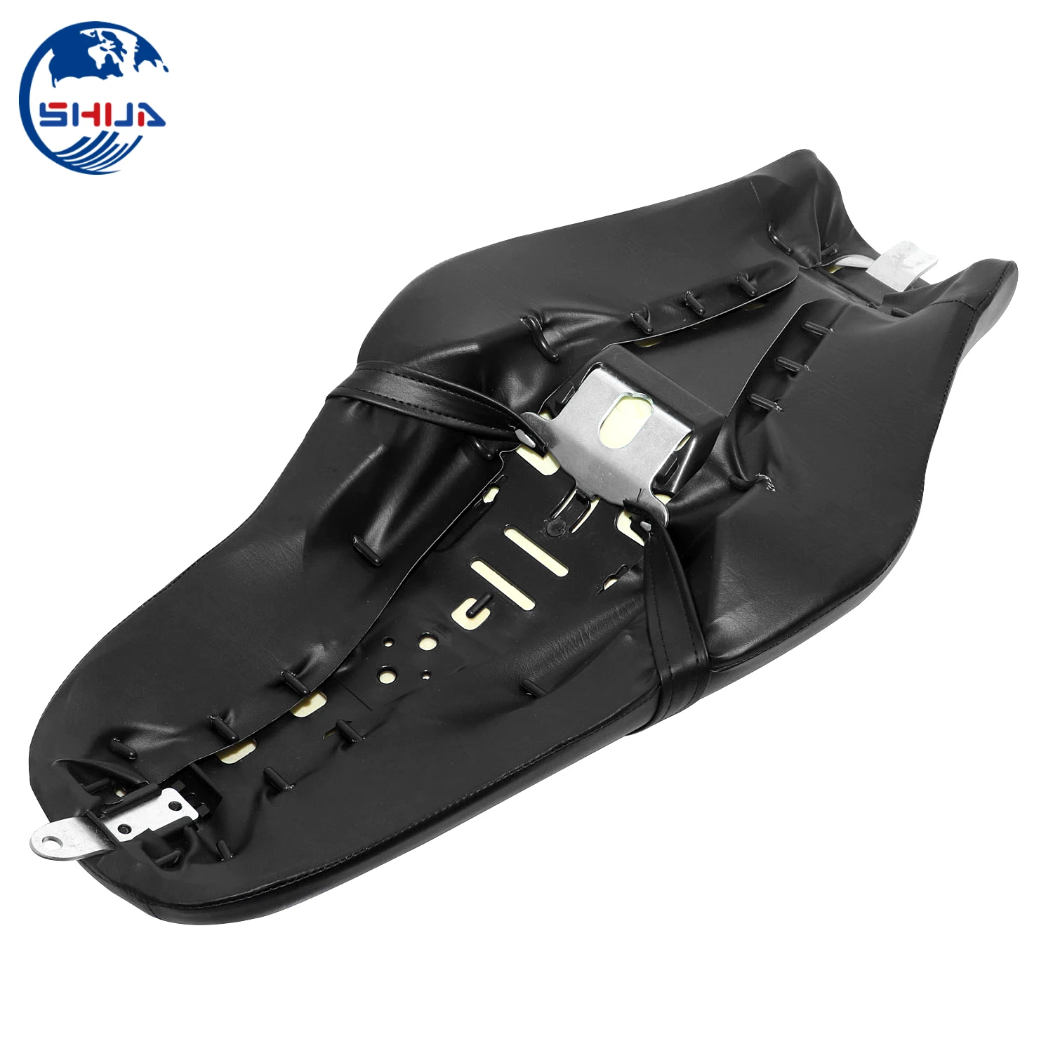 Черное ПАССАЖИРСКОЕ СИДЕНЬЕ водителя + заднее сиденье для Harley Iron SuperLow Forty Eight