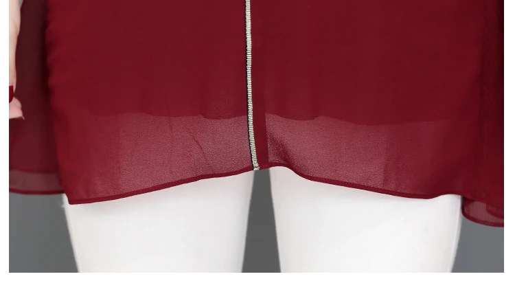 

Women Clothing New 2020 Plus Size O Neck Chiffon Sexy Short Sleeve Blouse Shirts Fashion Chiffon Blusas Camisas Mujer 892H