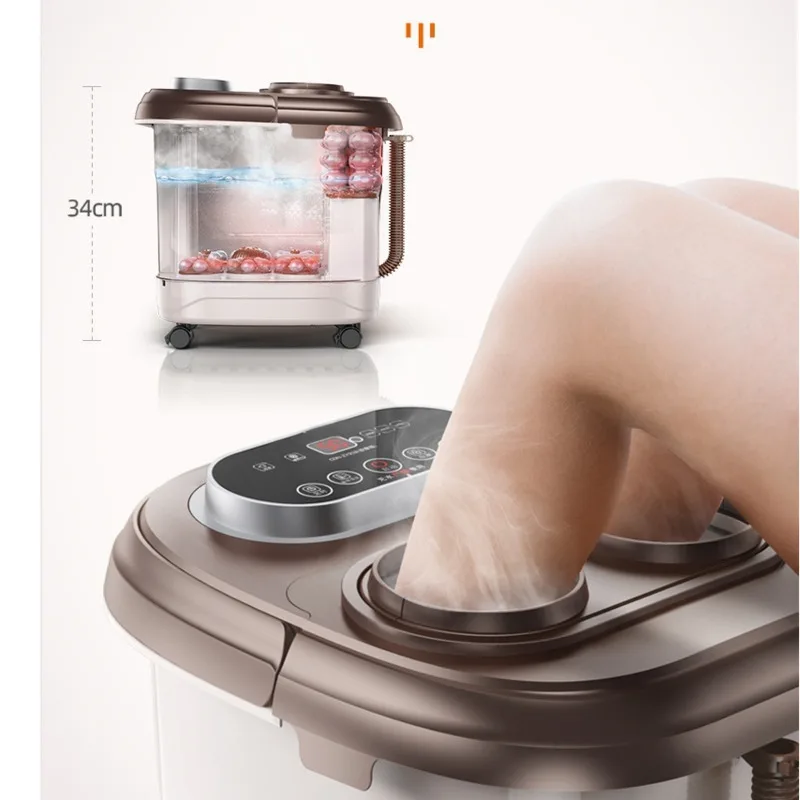 

Foot Bath Fully Automatic Massage Foot Bath Thermostat Foot Bath High Deep Barrel Electric Heating Foot Therapy Machine