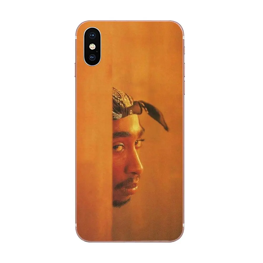 Для телефона с изображением Тупака Амару Шакура для задней панели чехол Защитный