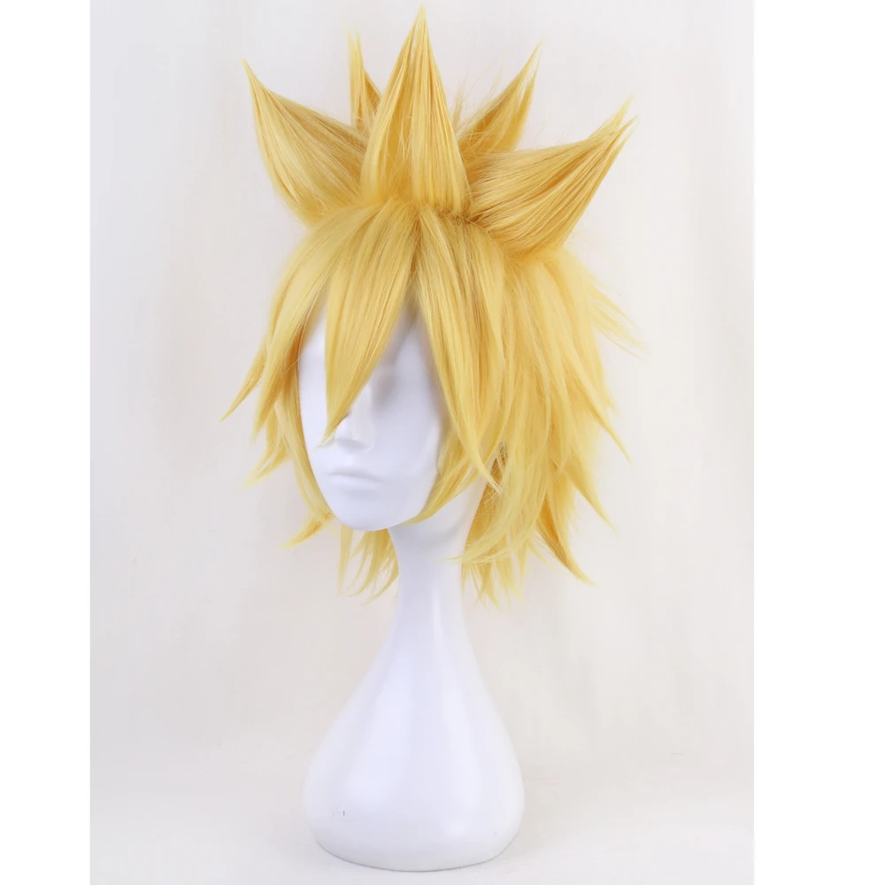 Мир аоту Бог Godrose розовый Золотой короткий парик Косплэй костюм на Хэллоуин из