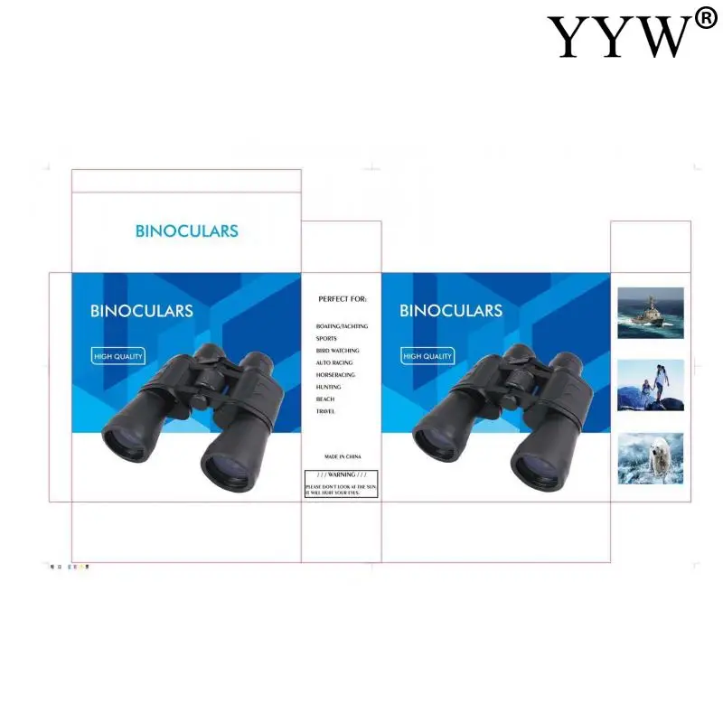 20X50 мощный бинокль для наблюдения за птицами охотничий телескоп компактный