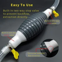 car fuel tank sucker household hardware airbag manual pumping portable self driving car rubber squeeze pumping tube oil barrel