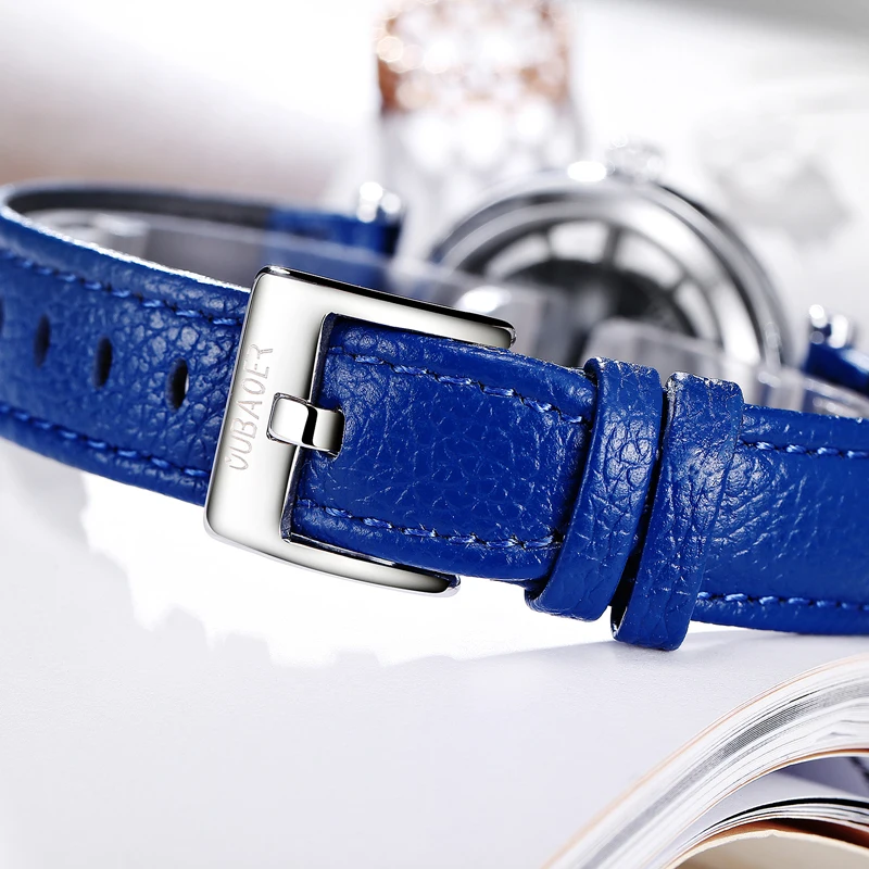 30 м Водонепроницаемые Montre Femme 2020 Oubaoer Роскошные Брендовые женские японские