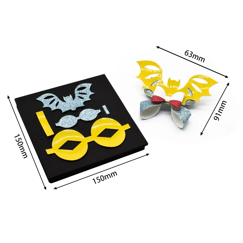 

Metal craft items dies new arrivals Bat layered bow-knot Making Decor Supplies Dies Template Suitable for big shot machines