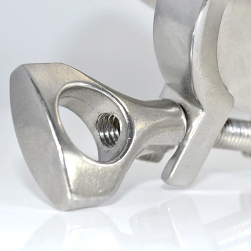 2 предмета 3/4 Inch 19 мм Санитарно Штуцер для шланга Ferrule + 1 5 дюймов Tri зажим ПТФЭ