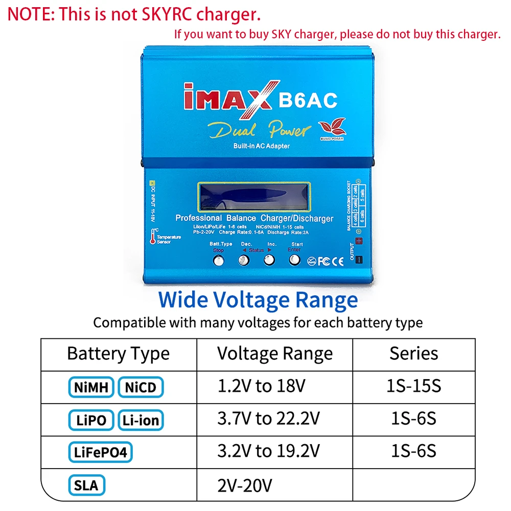 imax b6ac rc lipo зарядное устройство 80 вт д
