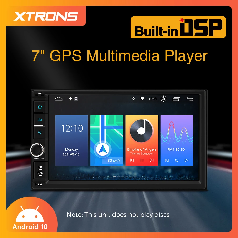 XTRONS 7-дюймовый экран Android 9. 0 PX30 четырехъядерный 2 + 32 Универсальный двойной Din