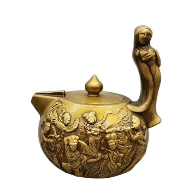 

Китайская статуя из старой бронзы