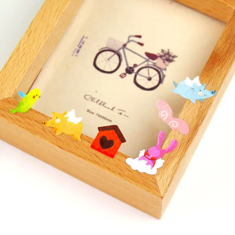 Daisyland Animals with Wings Paper Sticker Decoration DIY Ablum Diary Scrapbooking Label Cute Stationery | Канцтовары для офиса и