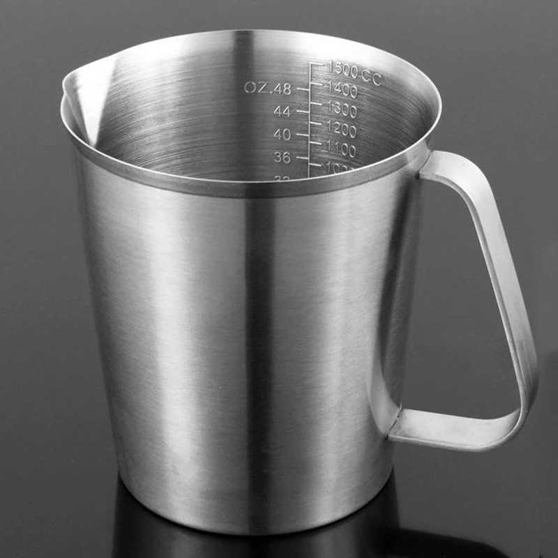 Емкость для взбивания молока из нержавеющей стали 500/1000/2000 мл|Мерные чашки и