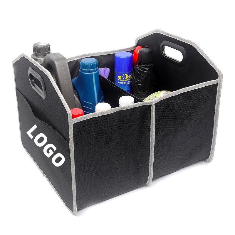 

For Tesla Model 3 S X Y High Capacity Stowing Tidying Multi-Pocket Adjustable Folding Car Organizer Trunk Storage Box