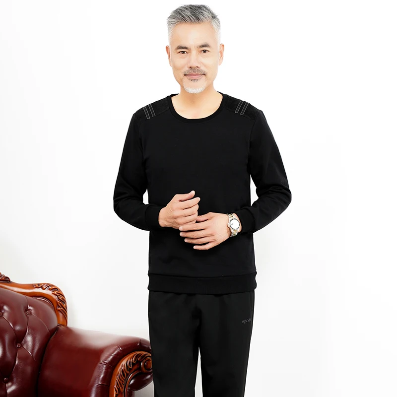 

Sweatshirt Men Sport Set Fashion Running Gym Sweatshirts+Sweatpants Suits Autumn Pullover Tracksuits Casual Comfortable