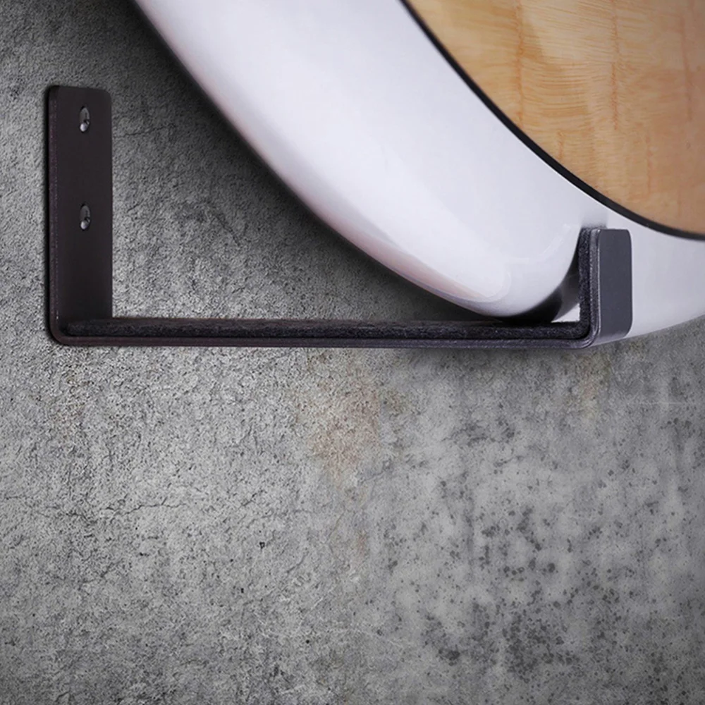 

2pcs Surfboard Wall Rack Display Rack Wall-mounted Surfboard Hanger (Black)