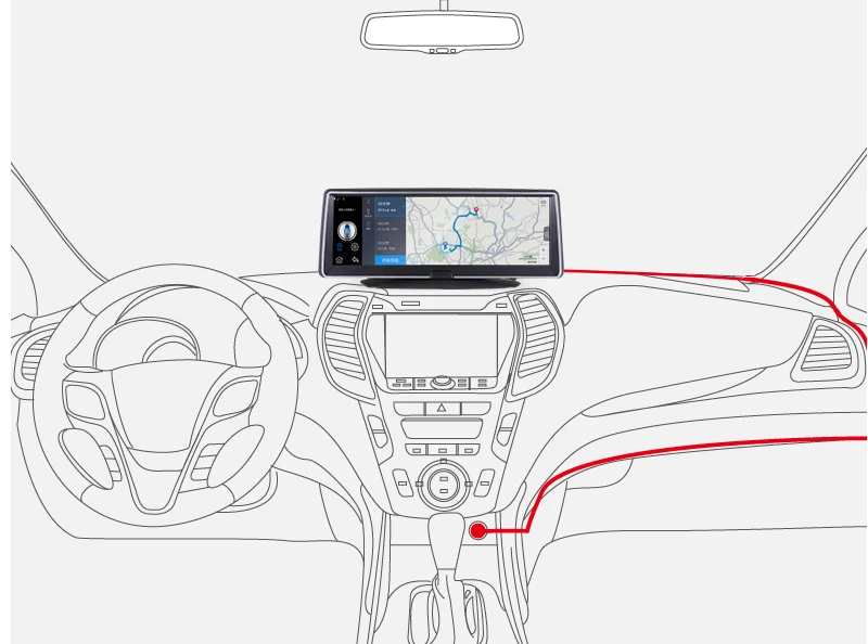 Maiyue star 8 дюймов ADAS 4G Android автомобильный видеорегистратор DVR gps навигация 1080P двойной объектив WiFi ночное видение автомобильный видеорегистратор