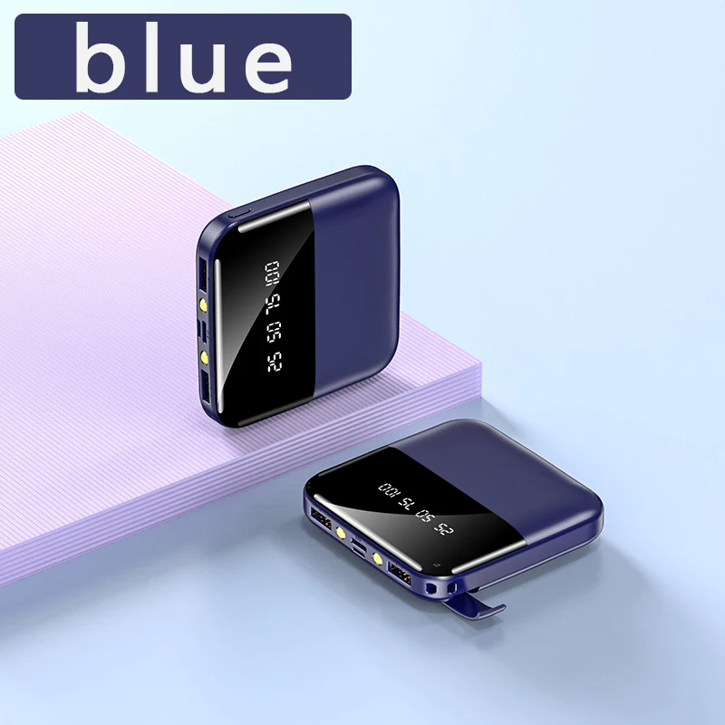 повербанк Внешний аккумулятор 30000мАч для Xiaomi Mi iPhone Samsung Смартфоны Powerbank