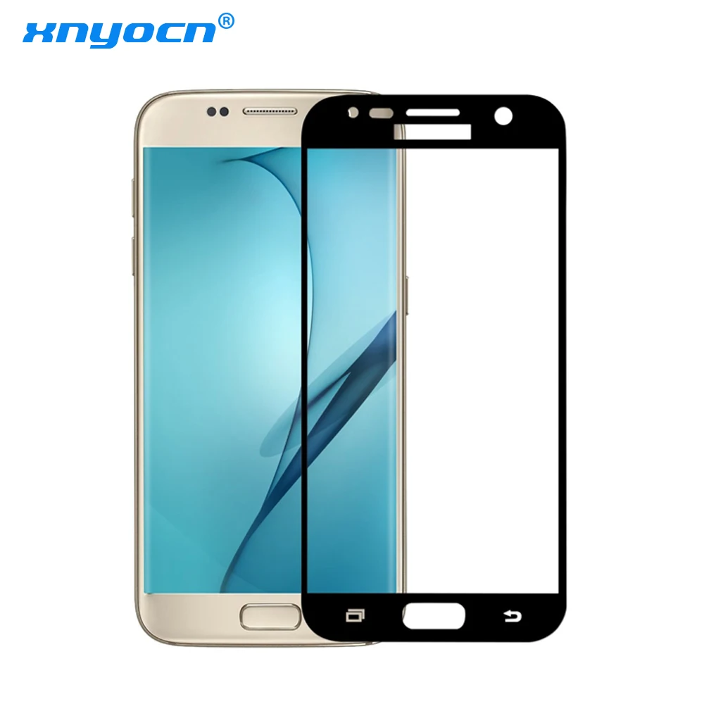 Опции Премиум изогнутое закаленное стекло для защиты экрана чехол Samsung S7 S6 S5 S8 A3 5 7