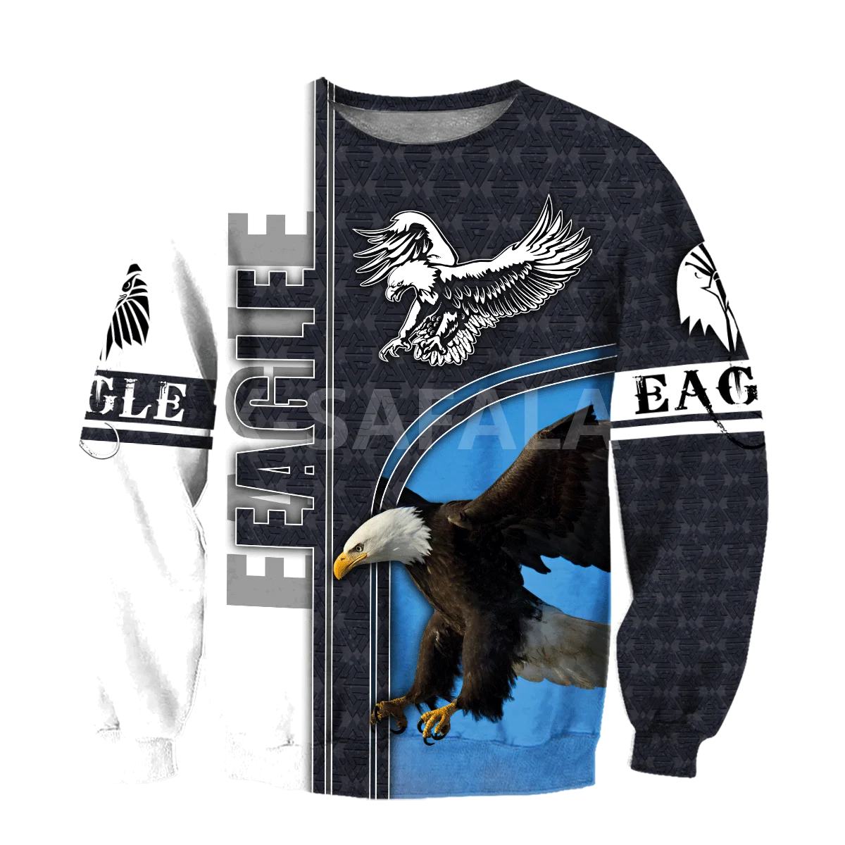 

American Eagle Flag Shield 3D Print Size XS-7XL Hoodie Man Women Harajuku Outwear Zipper Pullover Sweatshirt Casual Unisex-2