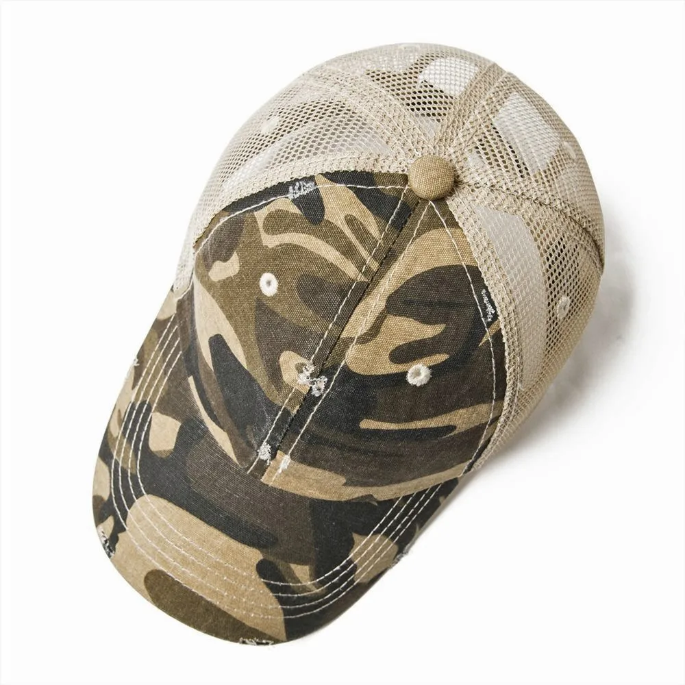 Мужская бейсбольная Кепка VOBOOM зеленая камуфляжная кепка с полусетчатой головкой