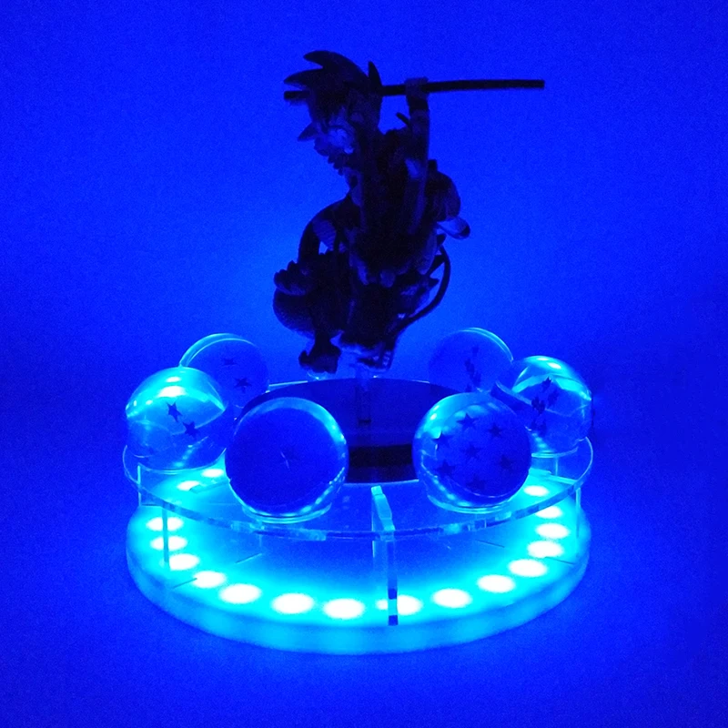 15 см Dragon Ball Shenron figulas прикроватная лампа Dragon Ball Z рисунок ночной Светильник Shenlong+ 7 шт 3,5 см шарики+ акриловая полка DBZ