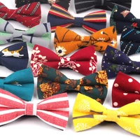 men bow tie classic striped bowtie for men women business wedding adult floral bow ties butterfly suits cravats bowties