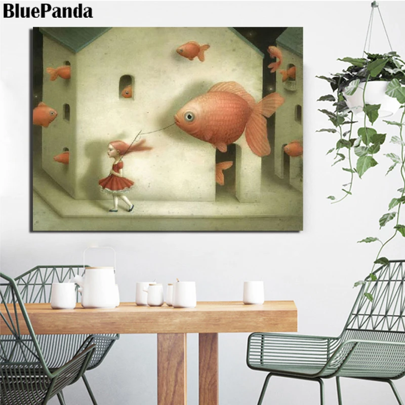 Настенная картина настенное украшение в скандинавском стиле|Рисование и