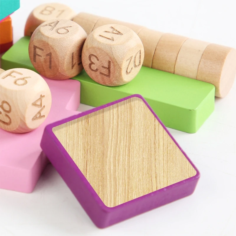 

Colorful 3D Russian Building Blocks Jigsaw Intelligence Wooden Puzzles Toys Educational Gift for Kids