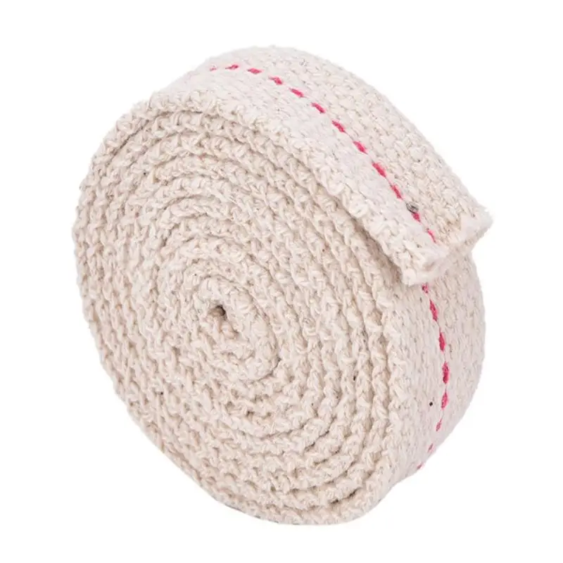 Фитиль самодельный из плоского хлопка 0 5-2 2 м прочный фитиль для керосиновой