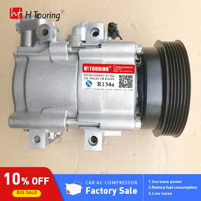 Компрессор для Kia optima 97701 26011 Hyundai Santa Fe 01-04 Sonata 99-05 Optima 01-06 2.4L 9770126011 9770138071 | Автомобили
