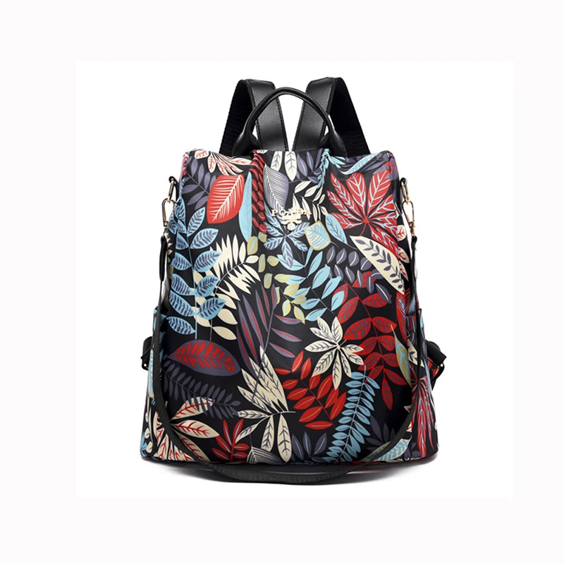 2020 Новый Винтажный рюкзак Цветочная сумка через плечо женская Ёмкость Женский