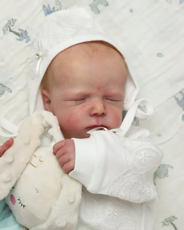 

New 19inch Cayle Sleeping Baby Reborn Doll Kit With Cloth Body DIY Assembly Kit