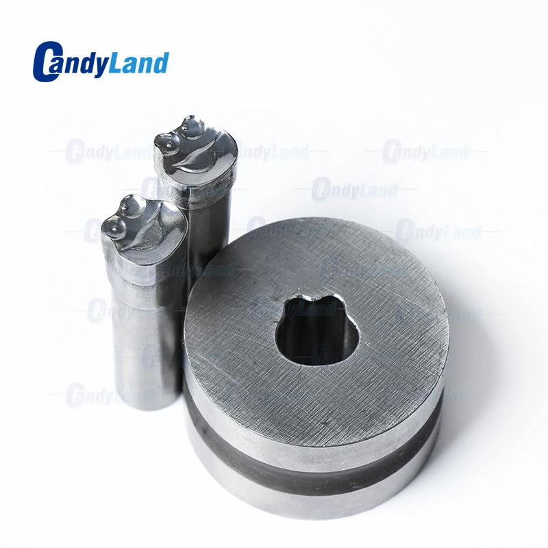

CandyLand 3D Tablet Die Pill Press Mold Candy Punching Die Custom Frog Logo Calcium Tablet Punch Die For TDP 0 Machine
