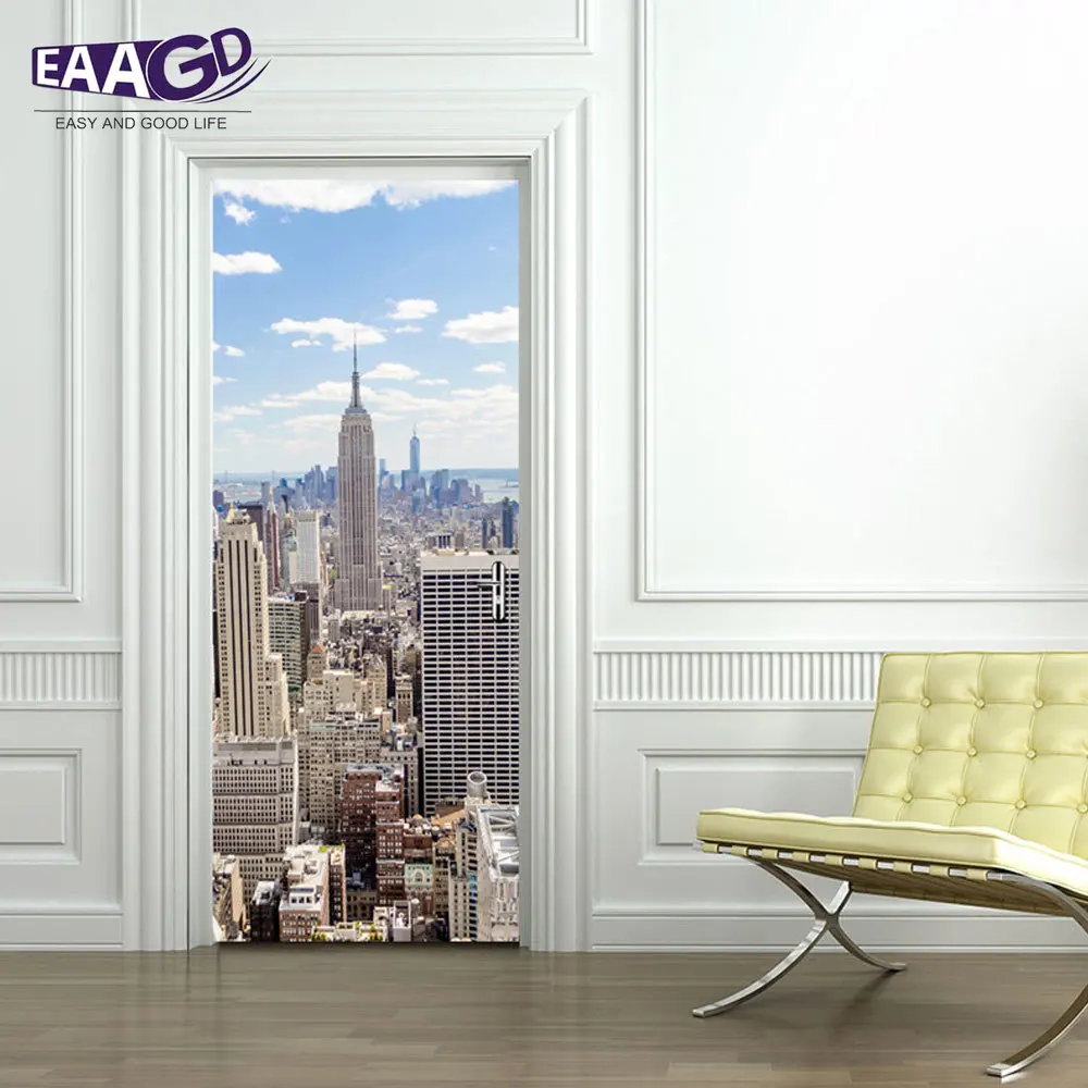 2 шт./компл. художественный декор для дверей дома креативные DIY 3D наклейки узор