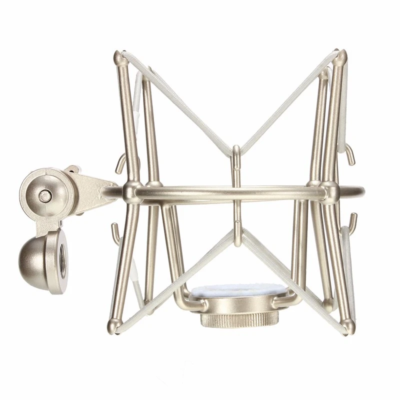 Recording Studio Metal Shockmount Clip Suspension Spiders Bracket Microphone Stand Shock Mount for Broadcast Computer Mic Holder