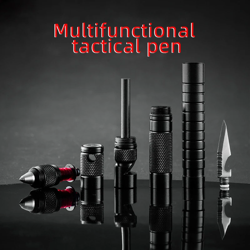 

7-In-1 Tactical Pen Knife Multi-Function Survival And Self-Defense Security Defense Wilderness Challenge Practical EDC PEN KNIFE
