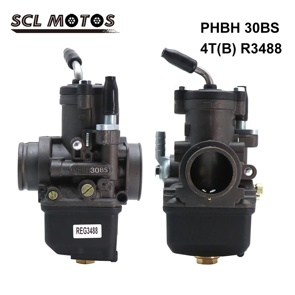 Карбюратор SCL мотоциклетный универсальный 30 мм PHBH 30BS для мотоциклов 4T 50cc